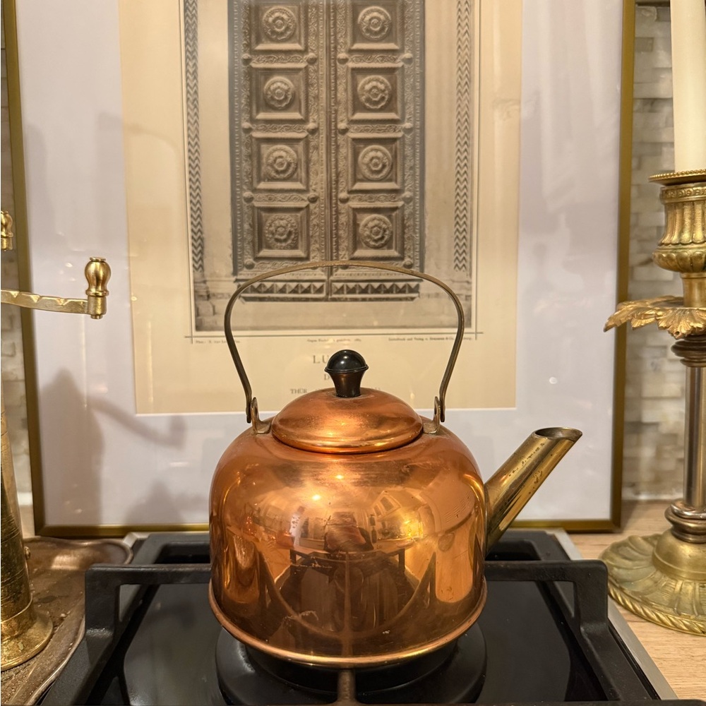 Darling Vintage Copper Teapot